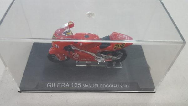 Modellino Gilera 125 Manuel Poggiali 2001