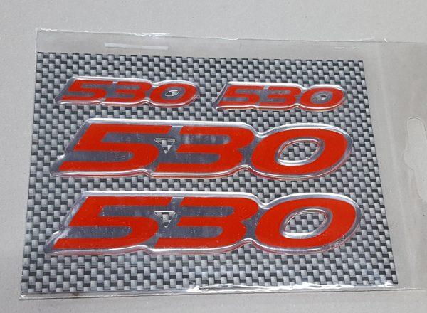SERIE ADESIVI ADESIVO 530 IN RILIEVO PER YAMAHA TMAX - 5243