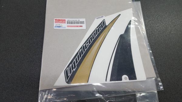 OFFERTA!!!ADESIVO EMBLEMA YAMAHA LIQUIDCOOLED YAMAHA AEROX LATO DX - 1BXF83993000