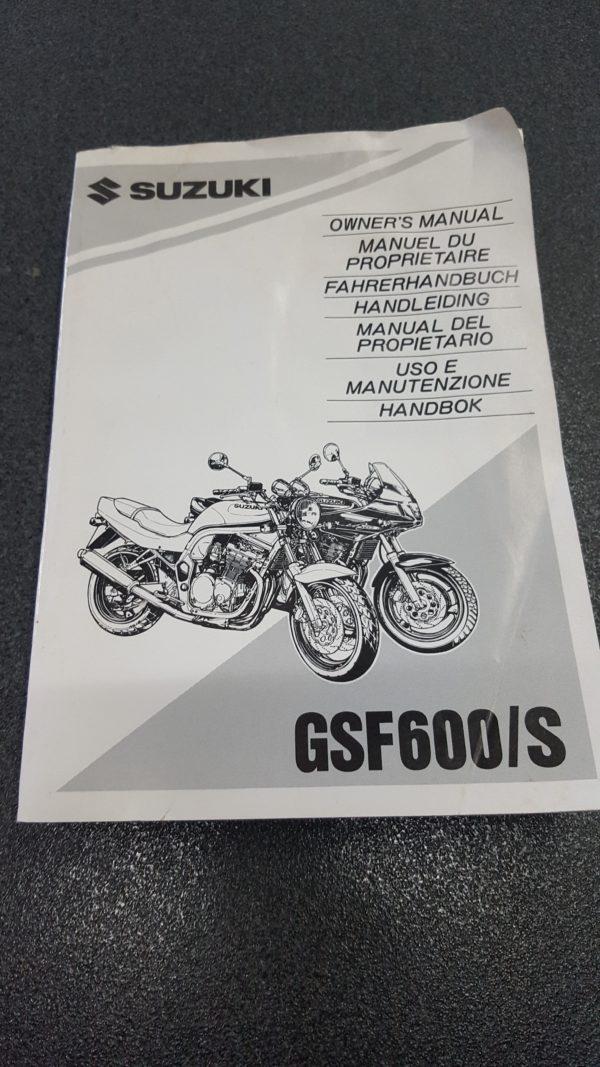 USO E MANUTENZIONE MANUALE DEL PROPRIETARIO SUZUKI GSF600/S - 99011-26E51-042