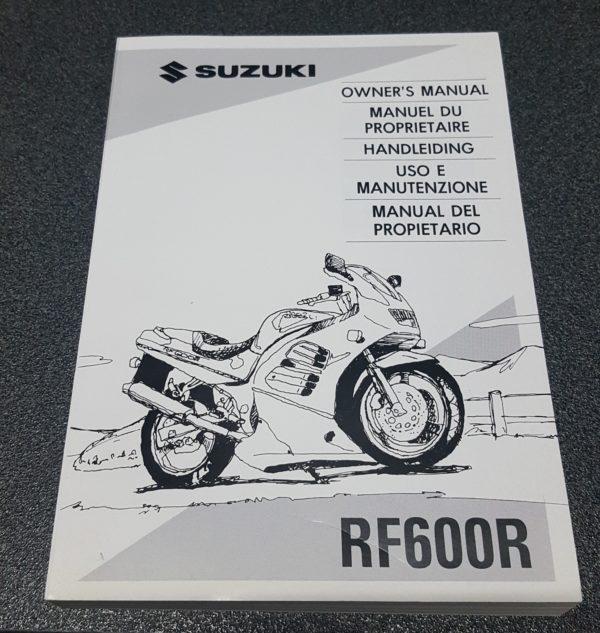 USO E MANUTENZIONE MANUALE SUZUKI RF600R - 99011-21E52-DSP