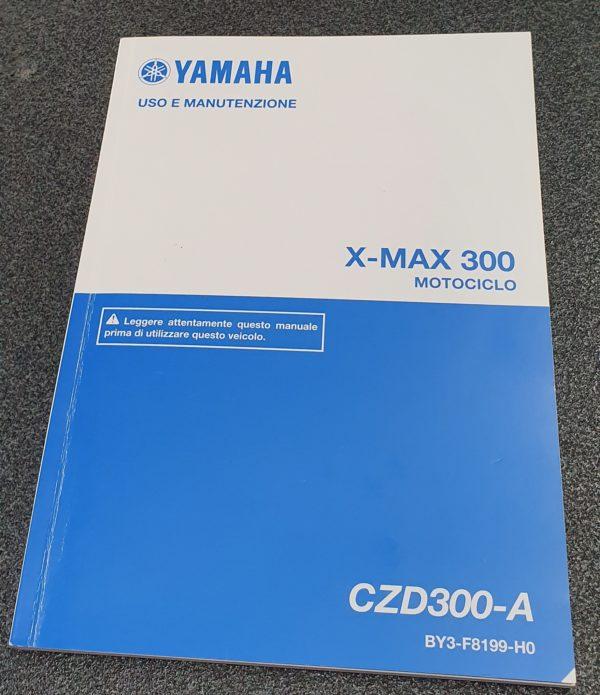 USO E MANUTENZIONE MANUALE YAMAHA XMAX 300 X MAX - BY3F8199H000