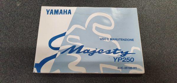 USO E MANUTENZIONE MANUALE YAMAHA MAJESTY 250 - 4UC28199H100