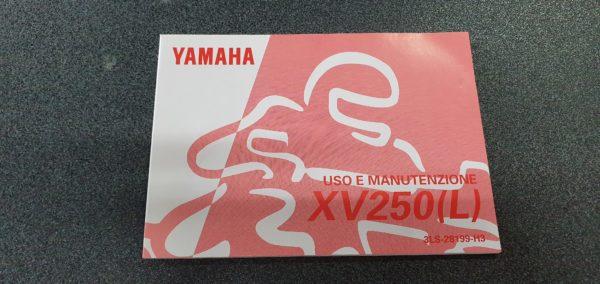USO E MANUTENZIONE MANUALE YAMAHA XV250L VIRAGO - 3LS28199H300