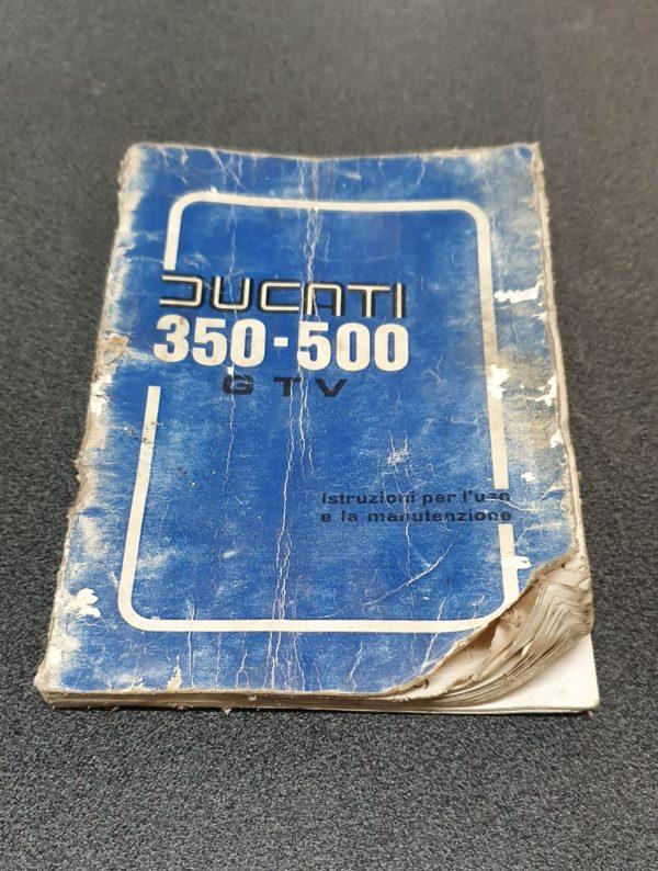USO E MANUTENZIONE MANUALE DUCATI 350 - 500 - GTV -