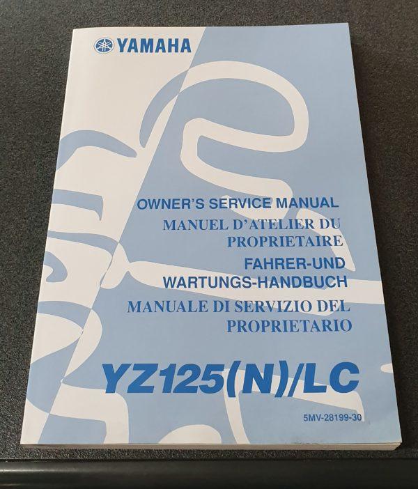 MANUALE USO E MANUTENZIONE YAMAHA YZ125 YZ 125 (N) / LC - 5MV281993000