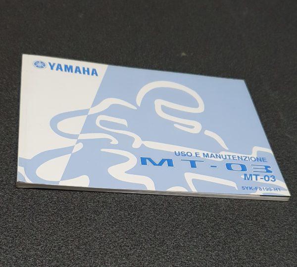 USO E MANUTENZIONE MANUALE YAMAHA MT-03 - 5YKF8199H100
