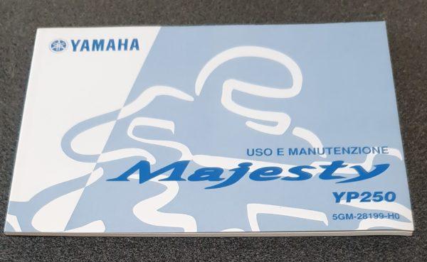 USO E MANUTENZIONE MANUALE YAMAHA MAJESTY YP 250 - 5GM28199H000