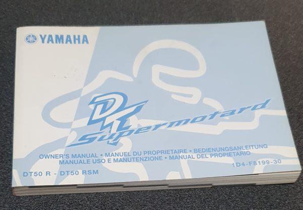 USO E MANUTENZIONE MANUALE YAMAHA DT 50 R - DT 5 RSM SUPERMOTARD - 1D4F81993000