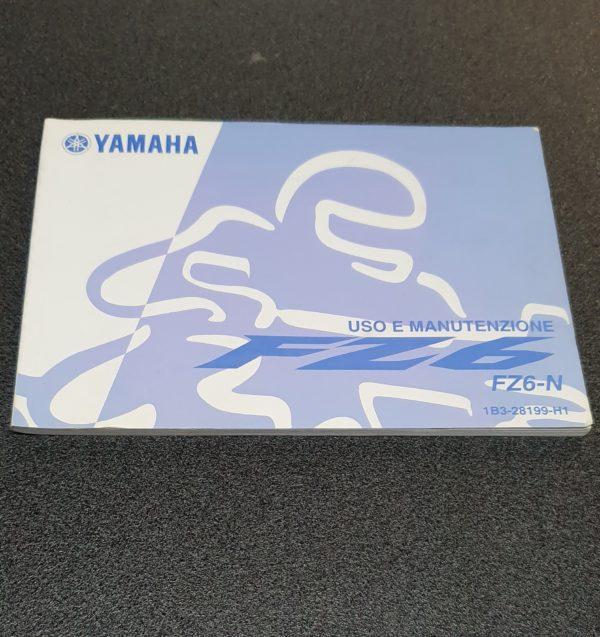 USO E MANUTENZIONE MANUALE YAMAHA FZ6 600 FZ6-N - 1B328199H100