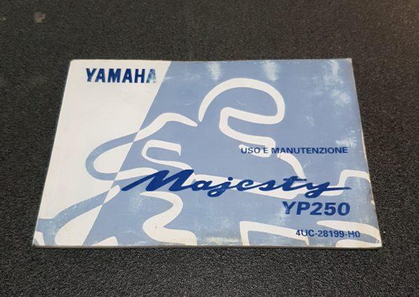 USO E MANUTENZIONE MANUALE YAMAHA MAJESTY YP 250 - 4UC28199H000