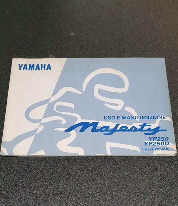 USO E MANUTENZIONE MANUALE YAMAHA MAJESTY YP250 YP250D - 5DF28199H000