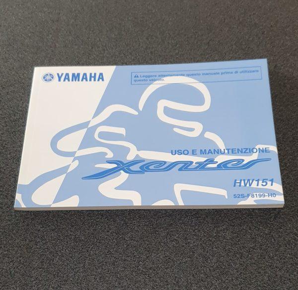 USO E MANUTENZIONE MANUALE YAMAHA XENTER 150- 52SF8199H000