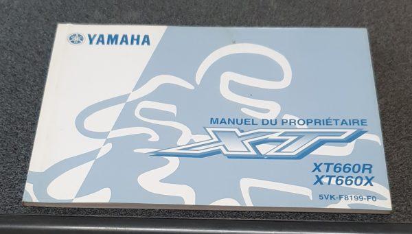 USO E MANUTENZIONE MANUALE (IN FRANCESE) YAMAHA XT 660 R XT 660 X - 5VKF8199F000