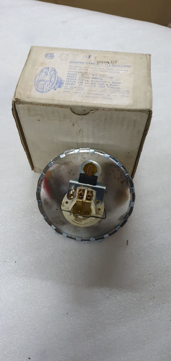 FARO ANTERIORE FANALE PER PIAGGIO VESPA S.S.-PRIMAVERA-SUPER - - immagine 2