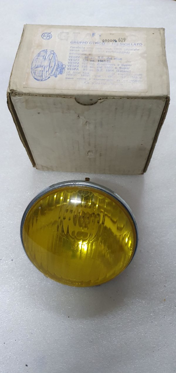 FARO ANTERIORE FANALE PER PIAGGIO VESPA S.S.-PRIMAVERA-SUPER -