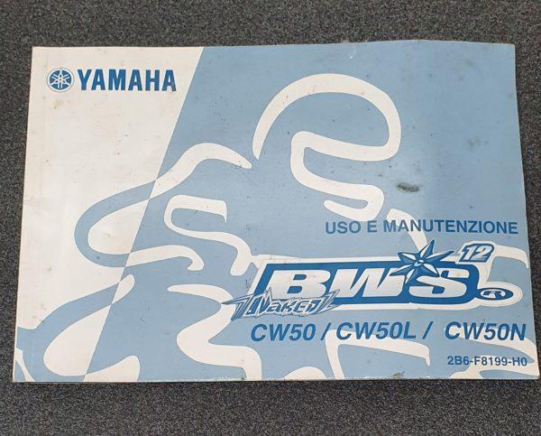 USO E MANUTENZIONE MANUALE YAMAHA BW'S NAKED - 2B6F8199H000