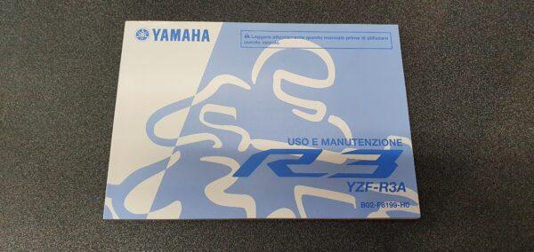 USO E MANUTENZIONE MANUALE YAMAHA PER YZF R3A / R3 - B02-F8199-H0