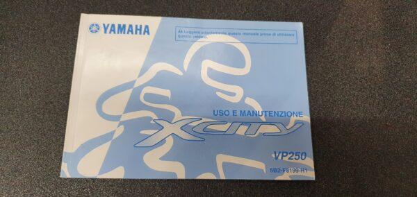USO E MANUTENZIONE MANUALE YAMAHA X CITY - 5B2-F8199-H1