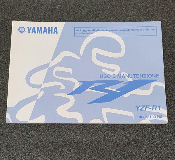 USO E MANUTENZIONE MANUALE YAMAHA PER YZF R1 1000 - 14B-28199-H0