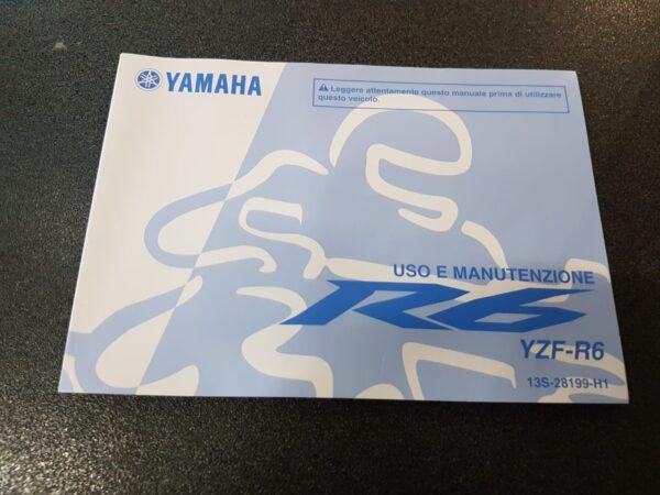 USO E MANUTENZIONE MANUALE YAMAHA PER YZF-R6 - 13S-28199-H1