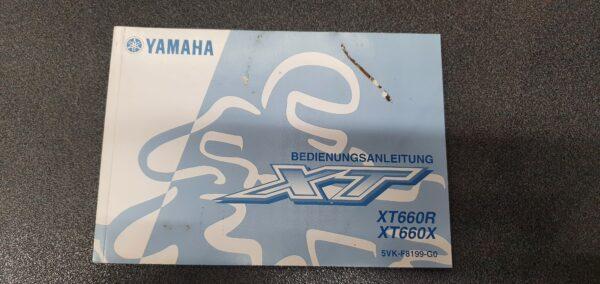 USO E MANUTENZIONE MANUALE IN TEDESCO YAMAHA PER XT 660 R-XT 660 X - 5VKF8199G0