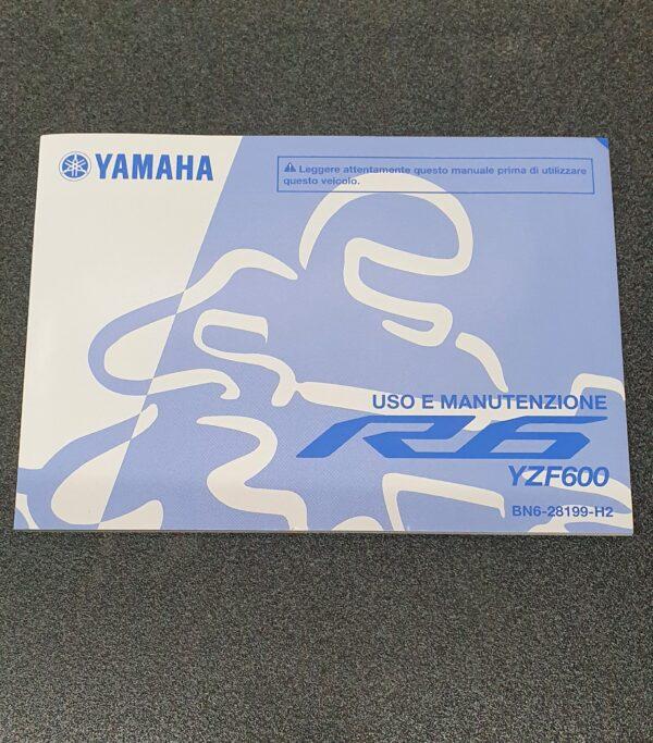 USO E MANUTENZIONE MANUALE YAMAHA PER YZF-R6 600 - BN6-28199-H2