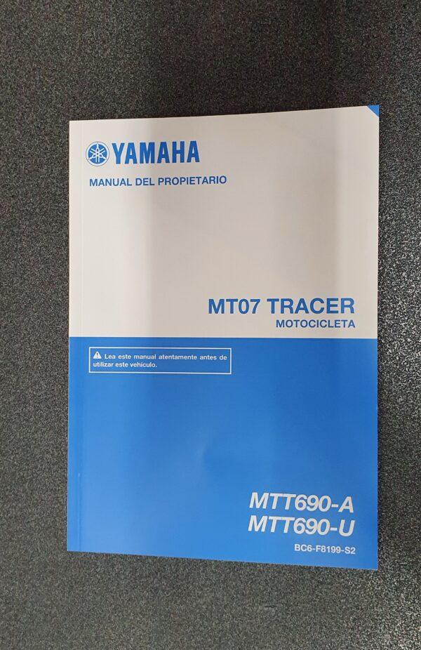 USO E MANUTENZIONE MANUALE YAMAHA MT07 TRACER - BC6-F8199-S2