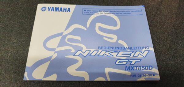 USO E MANUTENZIONE MANUALE YAMAHA PER NIKEN GT 850 - B5B-28199-G0