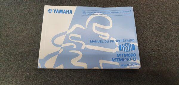 USO E MANUTENZIONE MANUALE YAMAHA XSR 900 - B34-F8199-F1