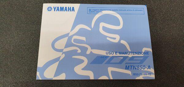 USO E MANUTENZIONE MANUALE YAMAHA PER MT-09 - BS2-28199-H2-00