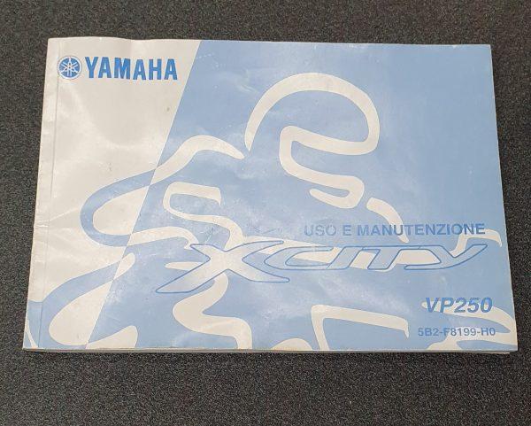 USO E MANUTENZIONE MANUALE YAMAHA PER XCITY X CITY 250 - 5B2-F8199-H0-00