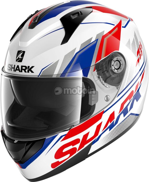 CASCO INTEGRALE RIDILL 1.2 PHAZ BIANCO BLU ROSSO - HE0533EWBR-