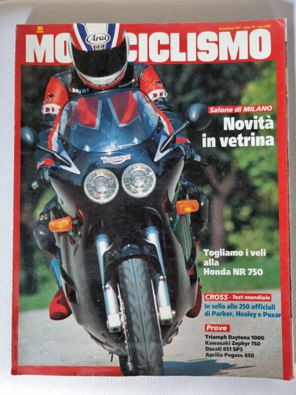 GIORNALE RIVISTA MOTOCICLISMO NOVEMBRE 1991 -