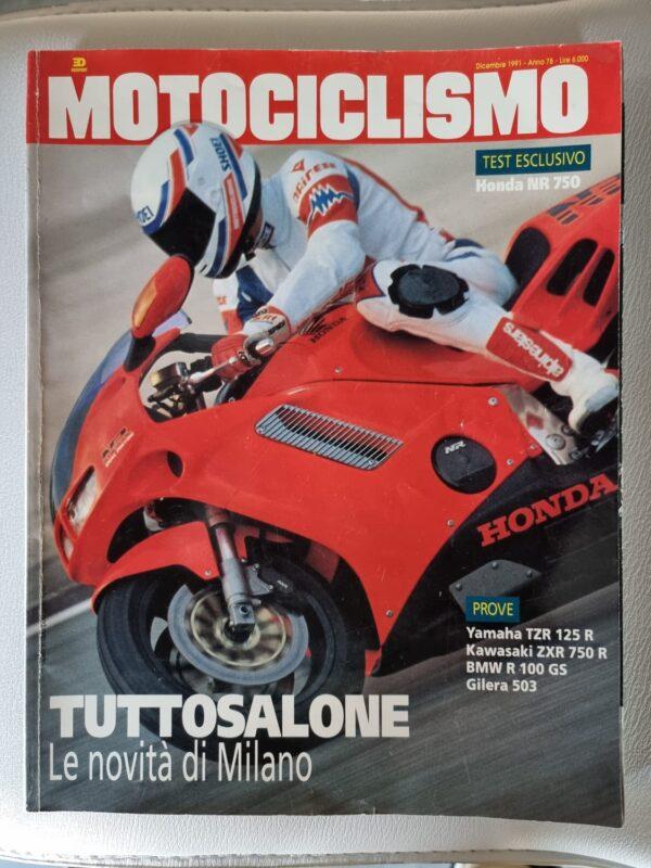 GIORNALE RIVISTA MOTOCICLISMO DICEMBRE 1991 -