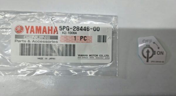 ADESIVO ETICHETTA RACCOMANDAZIONI YAMAHA PW 50 - 5PG284460000