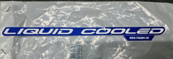 ADESIVO EMBLEMA YAMAHA "LIQUID COOLED" PER TZR 50 - 5WXF839H2000