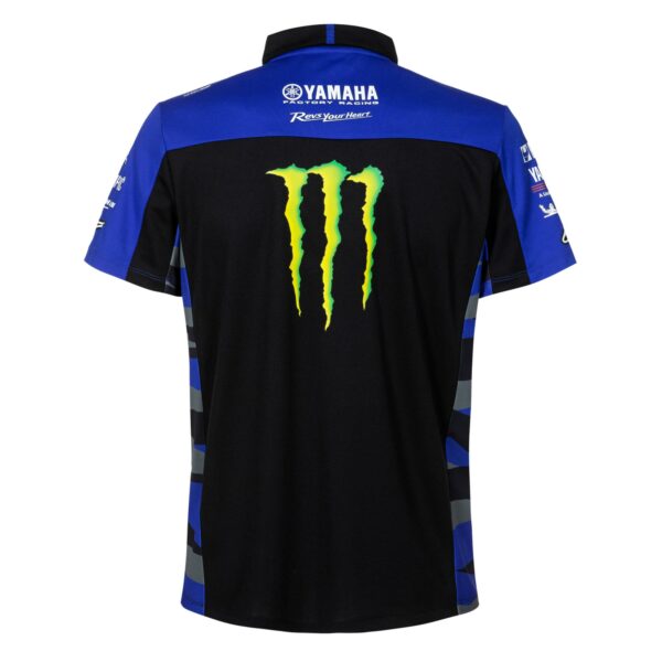 POLO MONSTER ENERGY® YAMAHA MOTOGP TEAM REPLICA UOMO - B24GP110B4- - immagine 2