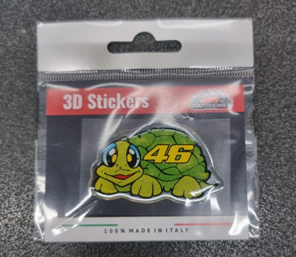 TRIMBOLIMOTO ADESIVO TARTARUGA 46 3D STICKERS - 446