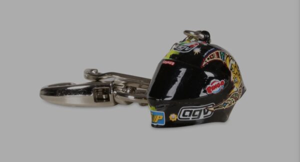 TRIMBOLIMOTO PORTACHIAVI VR46 HERITAGE 3D METAL HELMET CASCO KEY RING MULTICOLOR - VR529503